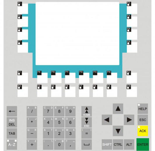Waterproof Tactile Membrane Switch Keypad , PET Film Overlay And Touch Panel