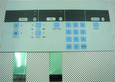 High Sensivity PC Tactile Membrane Switch Panel For Backlight / Medical Equipment