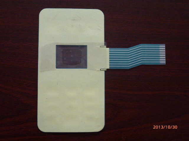 Mobile Phone Shape, PET Membrane Switch Customizable Keypad With Cover Film