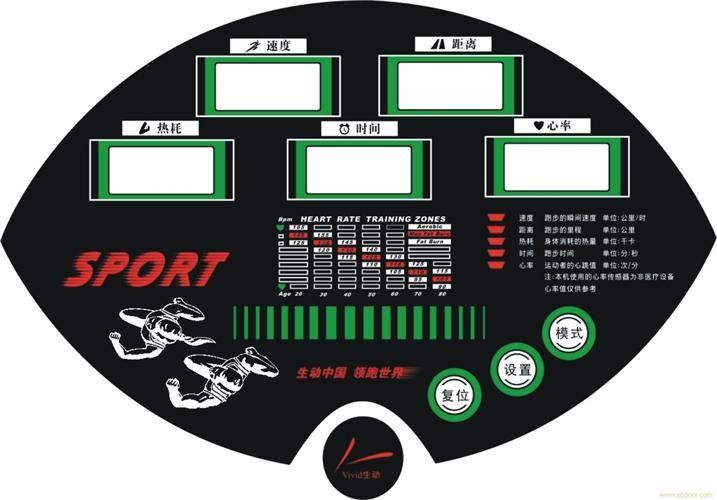 Electric Product Membrane Switch Keyboard Overlays With 3M Adhesive Dull Polish