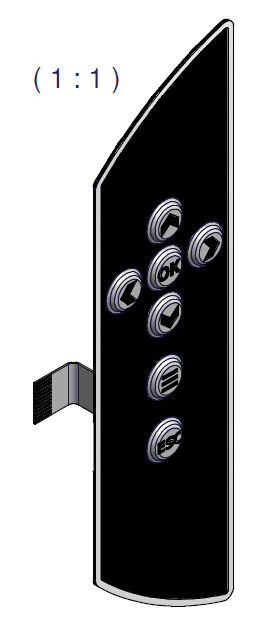 Thin Film Flexible Membrane Switch PCB With LED Window And 3M Adhesive