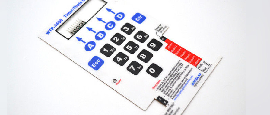 3M Adhesive LED Push Button Custom Membrane Keypad