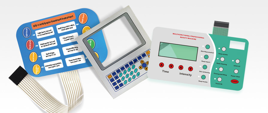 3M Adhesive LED Push Button Custom Membrane Keypad